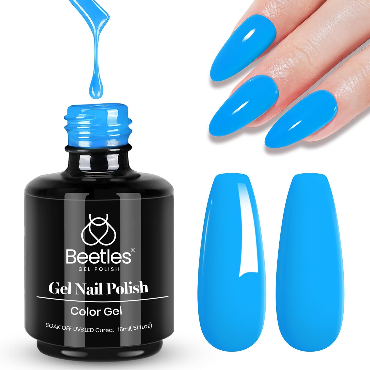 beetles Gel Polish 6 Colors Jelly Gel Nail Polish Set Gift, Milky White Sheer Pink Nude Brown Translucent Soak Off Uv Nail Gel Diy Art for Girls Women Ultimate Monochrome Collection
