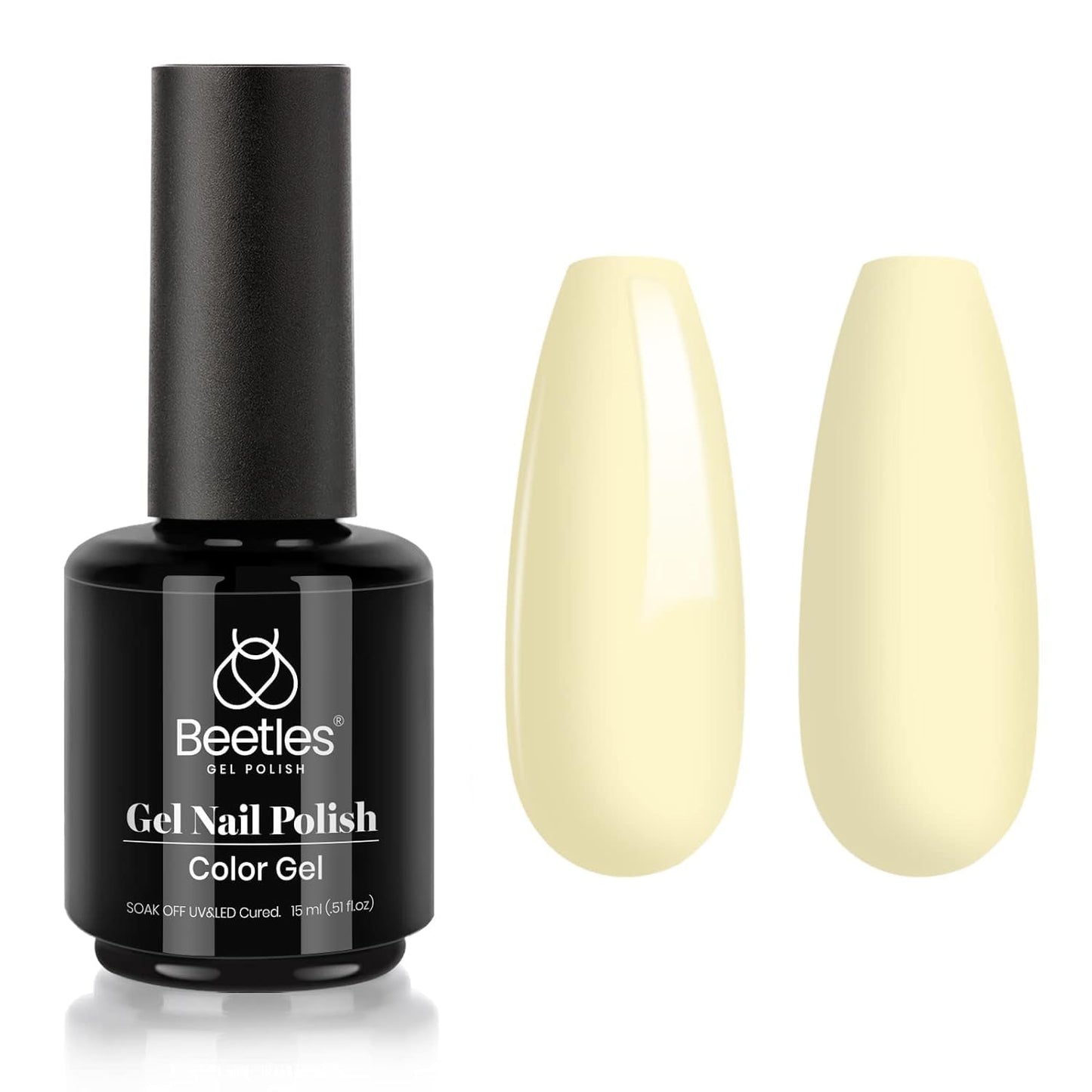 beetles Gel Polish 6 Colors Jelly Gel Nail Polish Set Gift, Milky White Sheer Pink Nude Brown Translucent Soak Off Uv Nail Gel Diy Art for Girls Women Ultimate Monochrome Collection