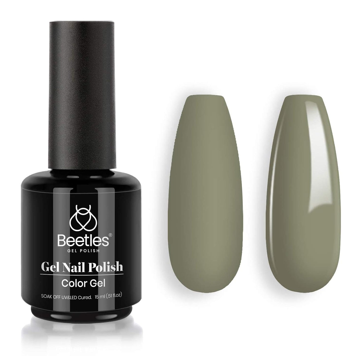 beetles Gel Polish 6 Colors Jelly Gel Nail Polish Set Gift, Milky White Sheer Pink Nude Brown Translucent Soak Off Uv Nail Gel Diy Art for Girls Women Ultimate Monochrome Collection