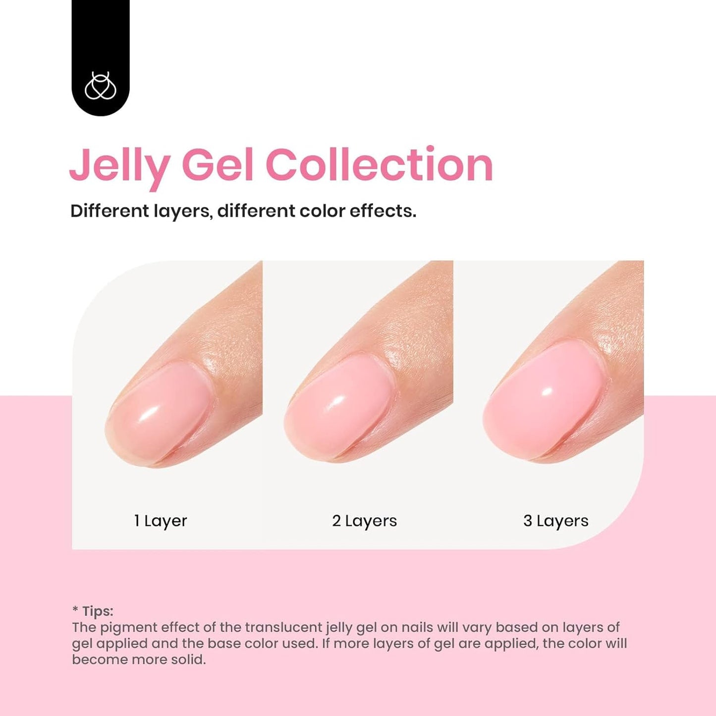beetles Gel Polish 6 Colors Jelly Gel Nail Polish Set Gift, Milky White Sheer Pink Nude Brown Translucent Soak Off Uv Nail Gel Diy Art for Girls Women Ultimate Monochrome Collection