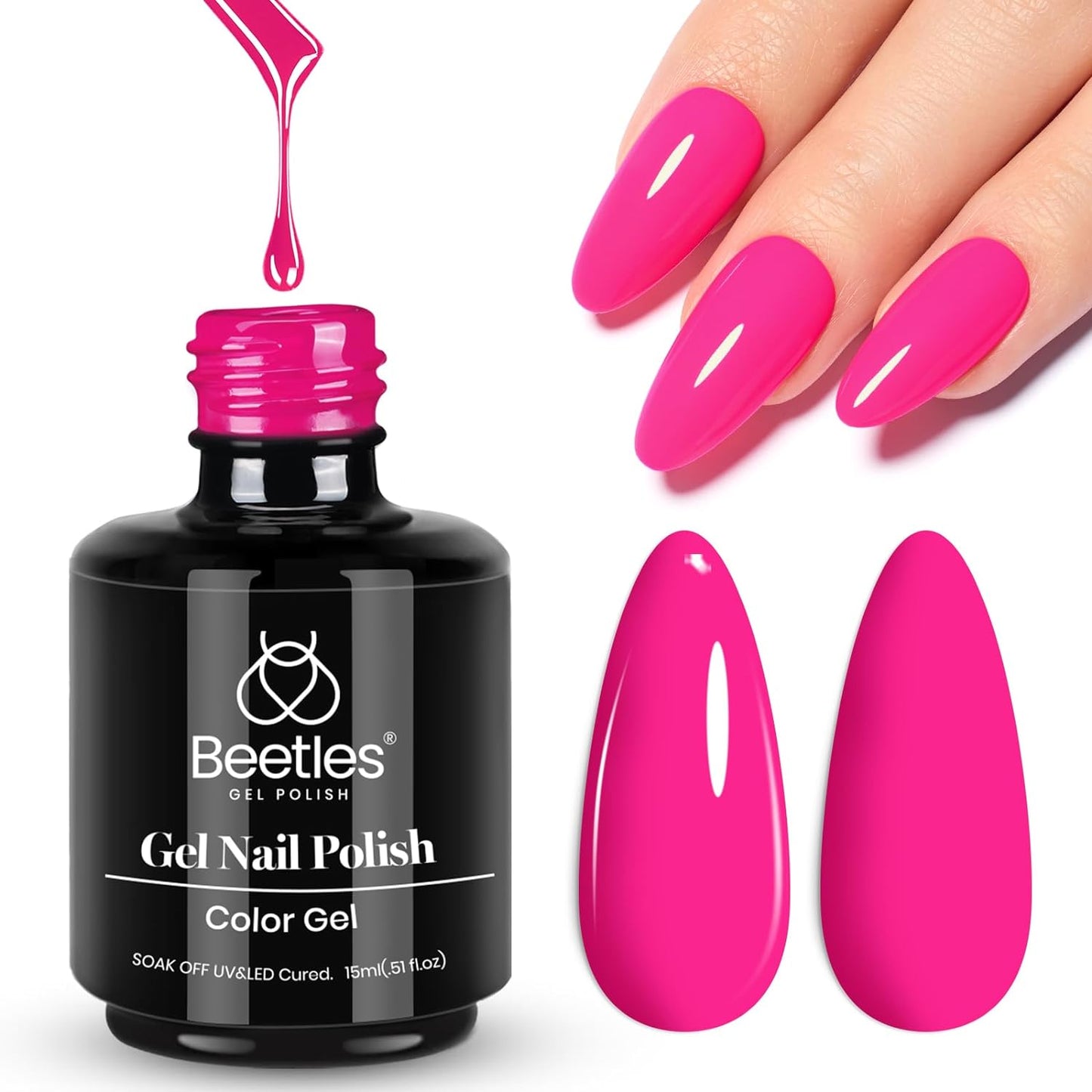 beetles Gel Polish 6 Colors Jelly Gel Nail Polish Set Gift, Milky White Sheer Pink Nude Brown Translucent Soak Off Uv Nail Gel Diy Art for Girls Women Ultimate Monochrome Collection