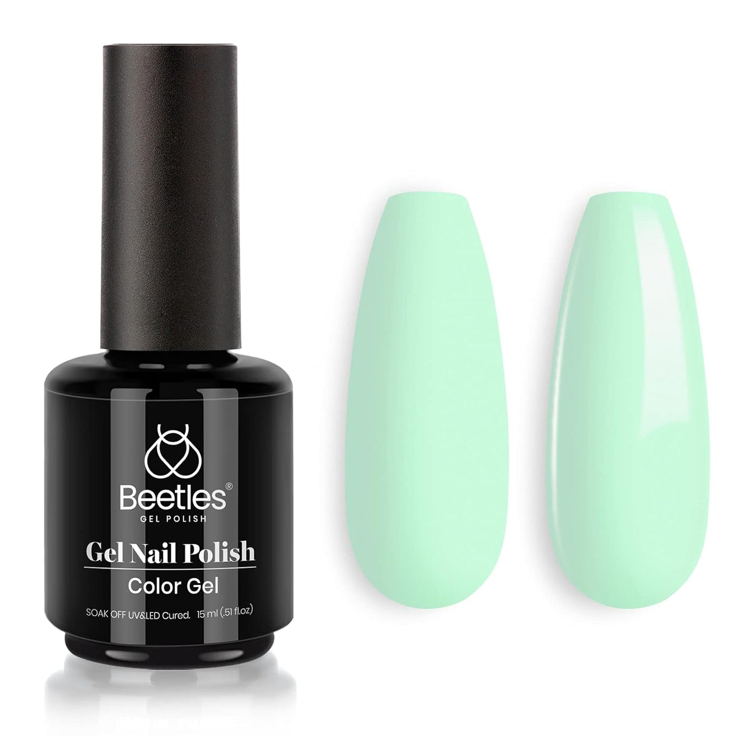 beetles Gel Polish 6 Colors Jelly Gel Nail Polish Set Gift, Milky White Sheer Pink Nude Brown Translucent Soak Off Uv Nail Gel Diy Art for Girls Women Ultimate Monochrome Collection