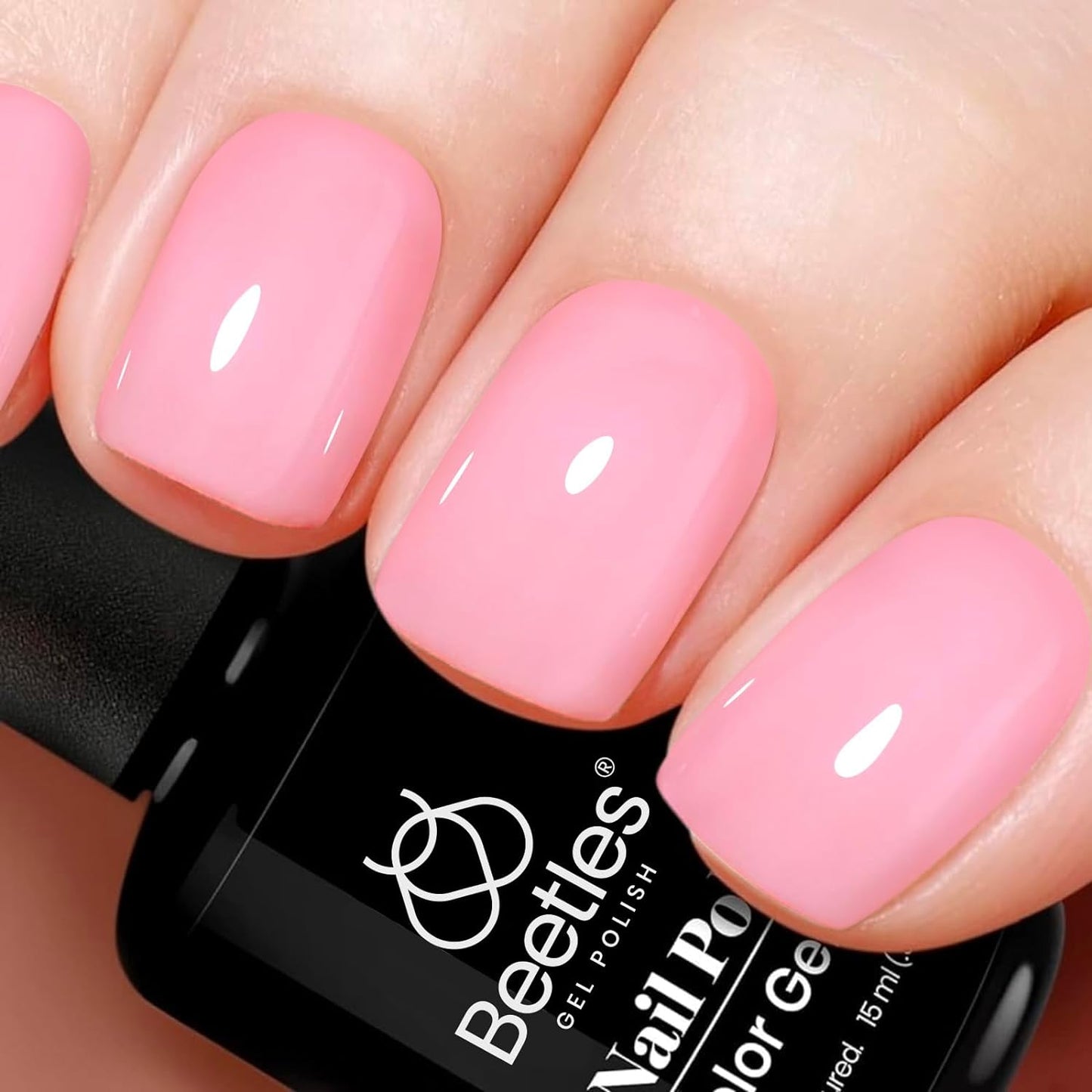 beetles Gel Polish 6 Colors Jelly Gel Nail Polish Set Gift, Milky White Sheer Pink Nude Brown Translucent Soak Off Uv Nail Gel Diy Art for Girls Women Ultimate Monochrome Collection