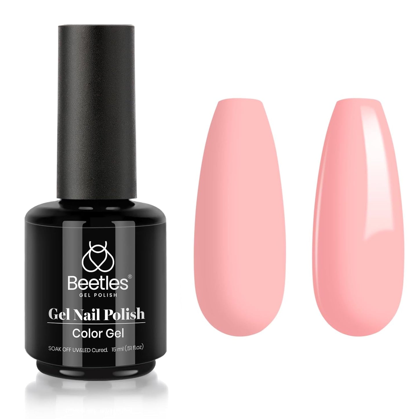 beetles Gel Polish 6 Colors Jelly Gel Nail Polish Set Gift, Milky White Sheer Pink Nude Brown Translucent Soak Off Uv Nail Gel Diy Art for Girls Women Ultimate Monochrome Collection
