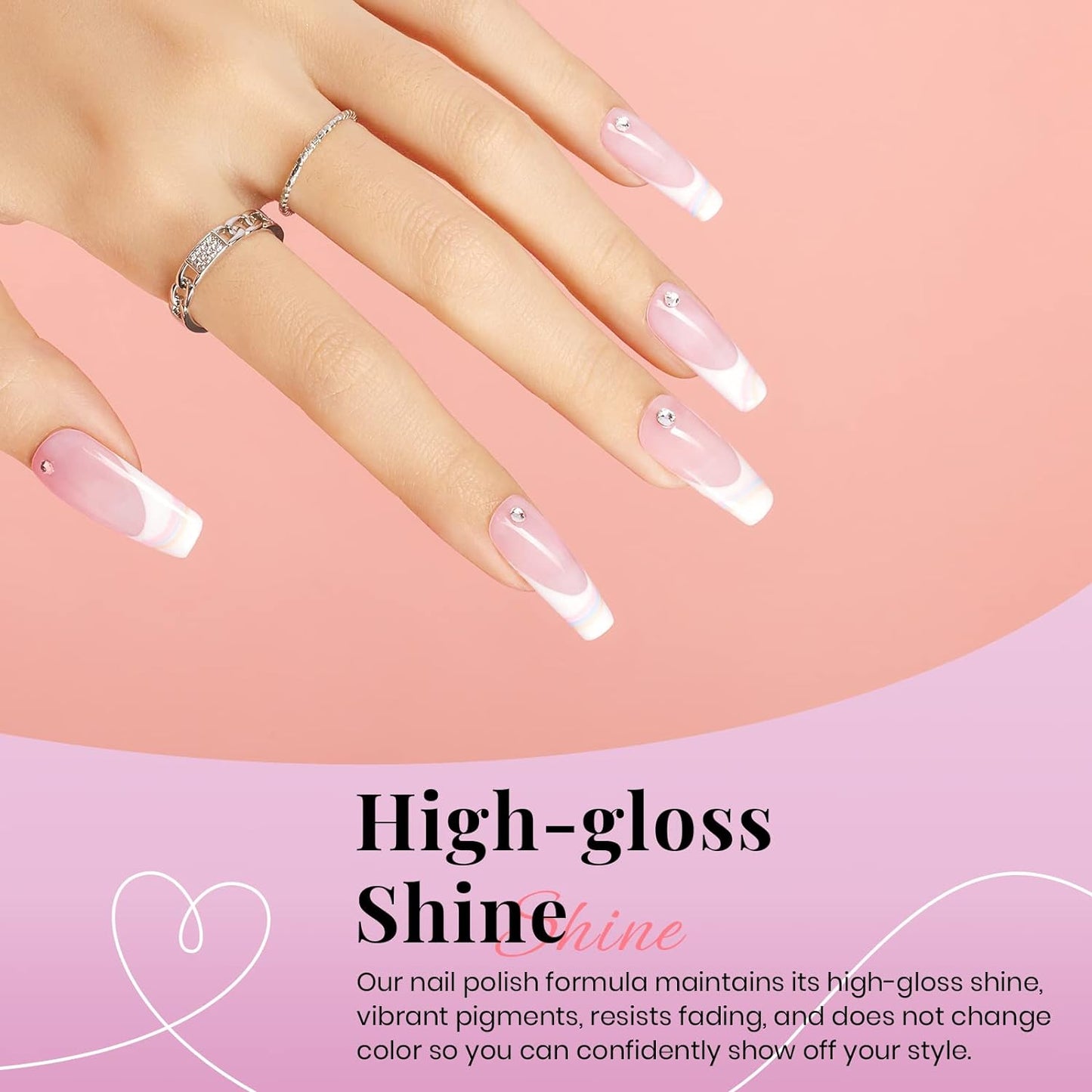 beetles Gel Polish 6 Colors Jelly Gel Nail Polish Set Gift, Milky White Sheer Pink Nude Brown Translucent Soak Off Uv Nail Gel Diy Art for Girls Women Ultimate Monochrome Collection