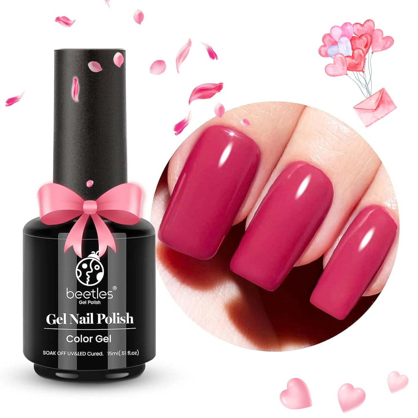 beetles Gel Polish 6 Colors Jelly Gel Nail Polish Set Gift, Milky White Sheer Pink Nude Brown Translucent Soak Off Uv Nail Gel Diy Art for Girls Women Ultimate Monochrome Collection