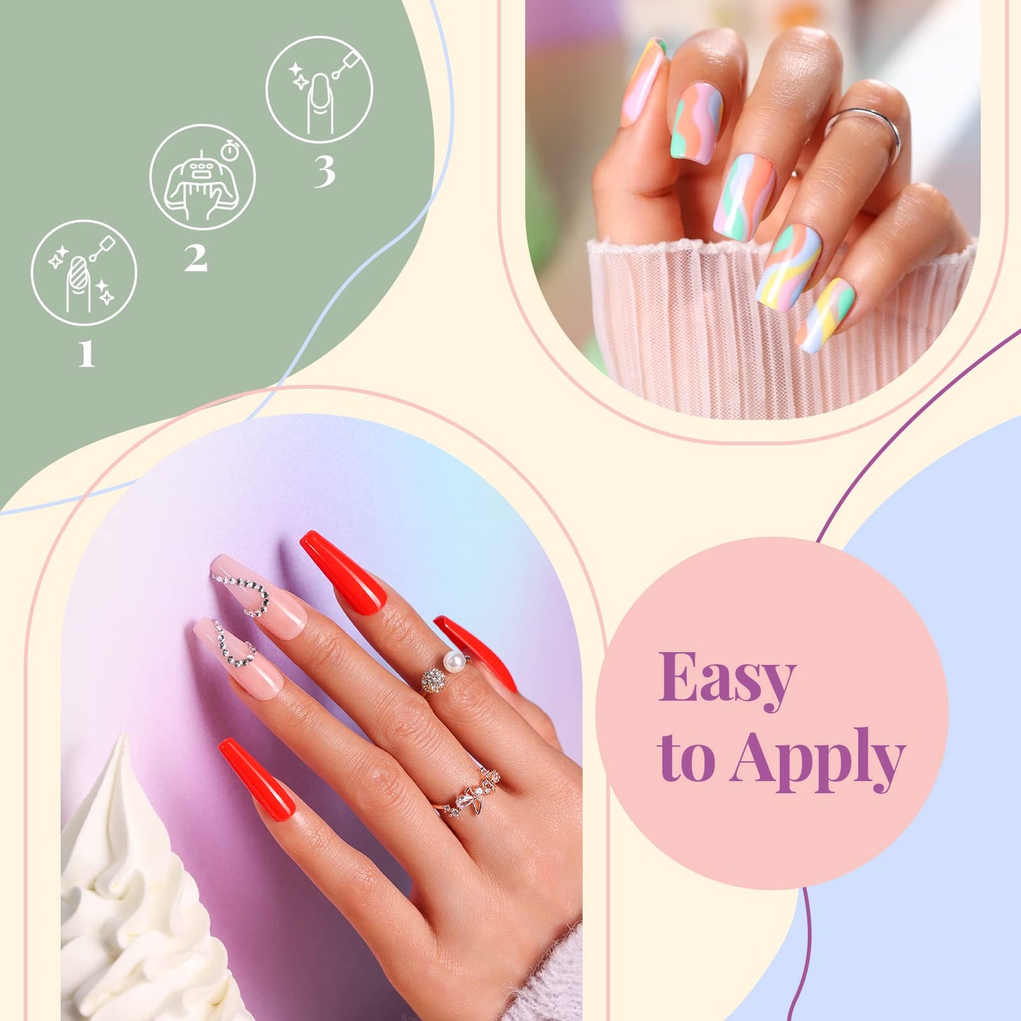 beetles Gel Polish 6 Colors Jelly Gel Nail Polish Set Gift, Milky White Sheer Pink Nude Brown Translucent Soak Off Uv Nail Gel Diy Art for Girls Women Ultimate Monochrome Collection