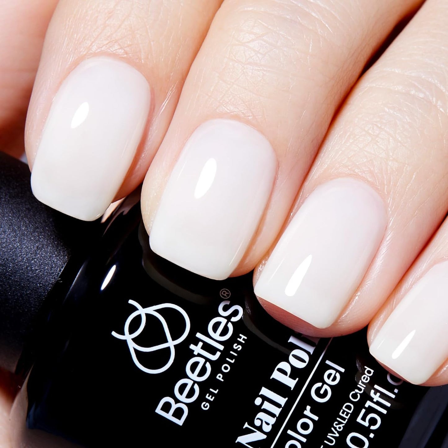 beetles Gel Polish 6 Colors Jelly Gel Nail Polish Set Gift, Milky White Sheer Pink Nude Brown Translucent Soak Off Uv Nail Gel Diy Art for Girls Women Ultimate Monochrome Collection