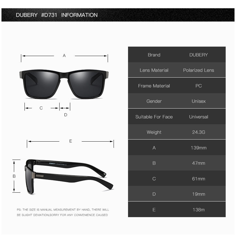 Gafas de sol polarizadas (NO Paper BOX)