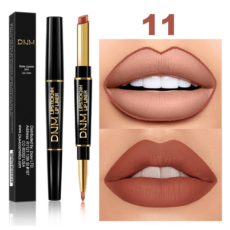 2 In 1 Lápiz labial de doble punta Mate