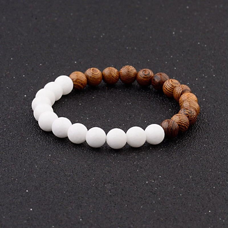 Pulsera de piedra de Lava para hombre