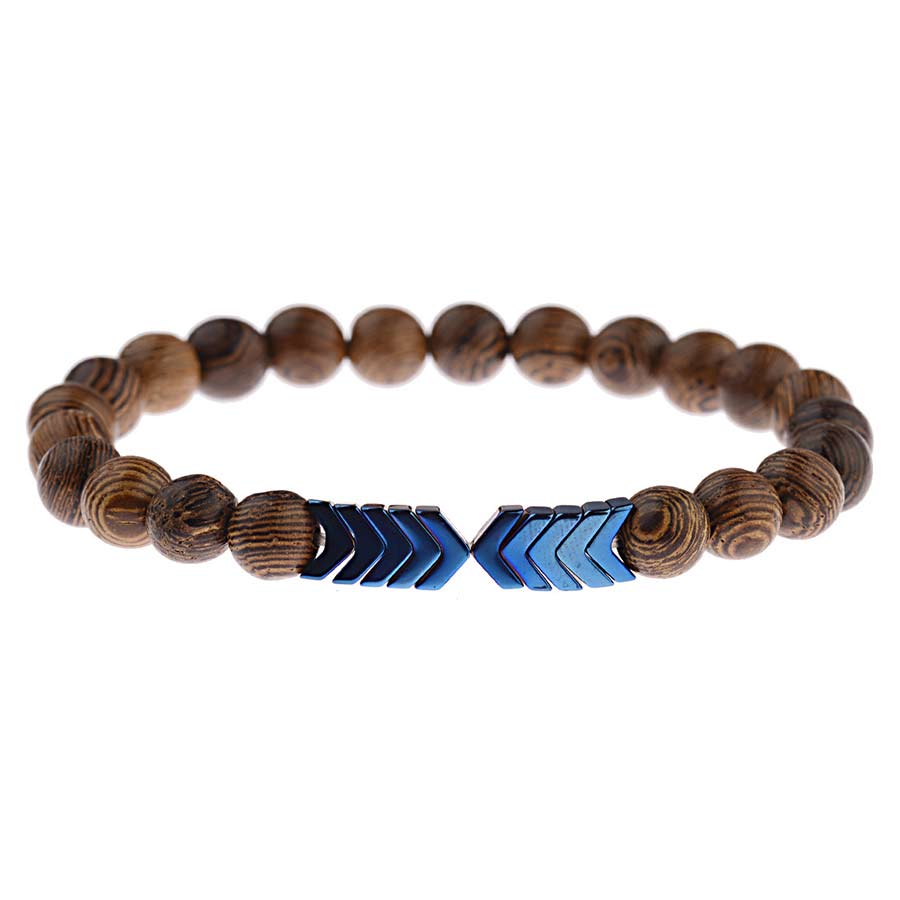 Pulsera de piedra de Lava para hombre