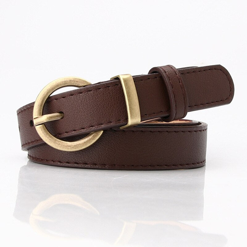 Cinturón fino para mujer