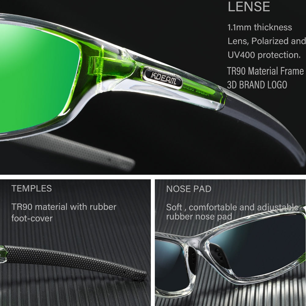 KDEAM TR90 Gafas de sol polarizadas