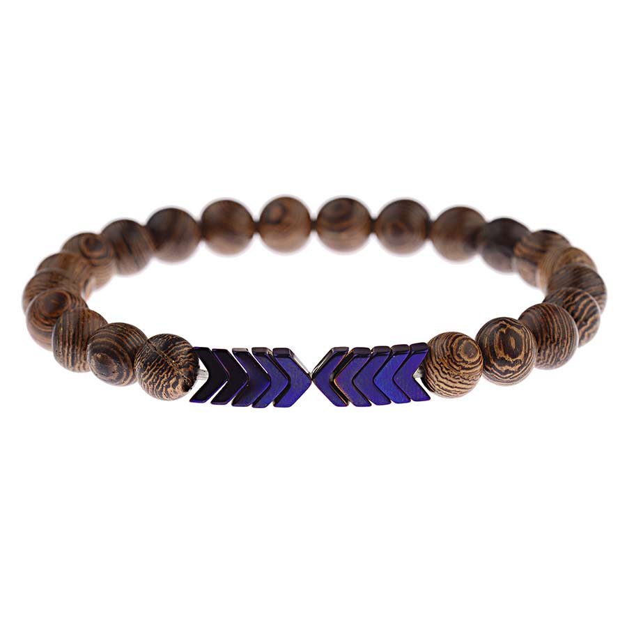 Pulsera de piedra de Lava para hombre