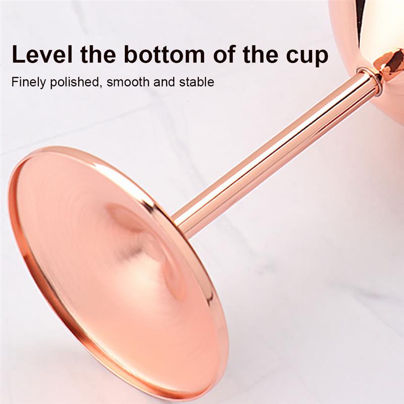 2 PCS 500ml Copa de champƔn de copa de acero inoxidable