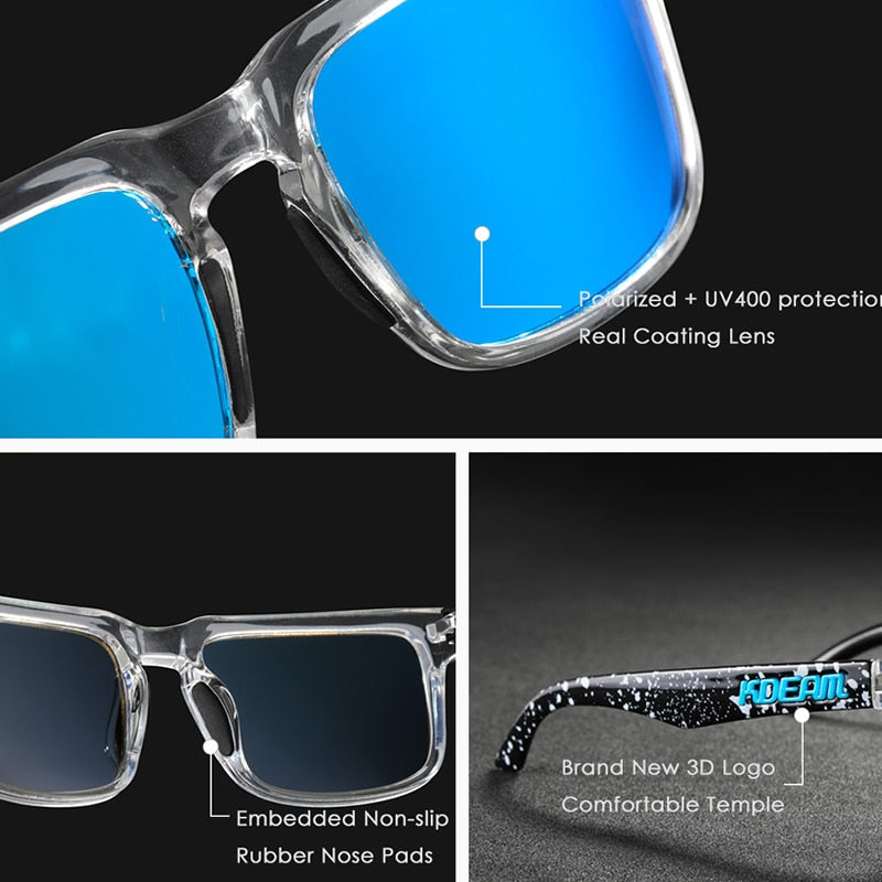 KDEAM Gafas de sol polarizadas originales