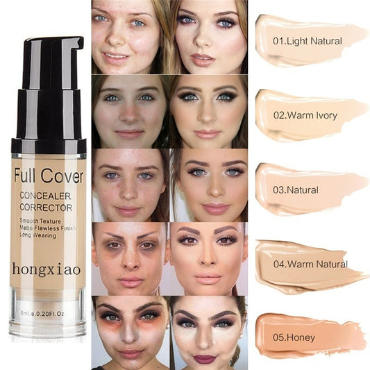 6 Maquillaje corrector líquido de cobertura completa