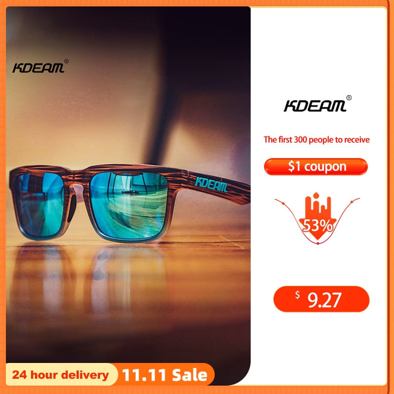 KDEAM Gafas de sol polarizadas originales
